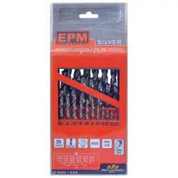 Set of HSS drills for metal 1-13mm 25 pieces