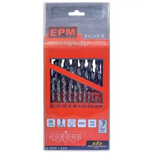 Set of HSS drills for metal 1-13mm 25pcs
