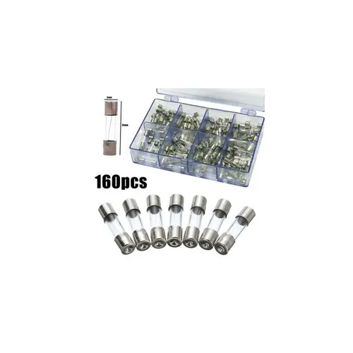 Set osigurača MCPOWER, brzi, 5x20 mm, 160 komada