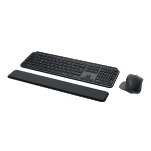 Set tipkovnica i miš LOGITECH MX Keys S Combo, bežični, non-HR tipkovnica, grafitna boja