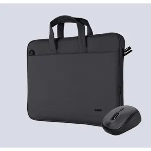 Set TRUST Bologna 16" 24988, torba za laptop + bežični miš crni (5 godina jamstva)