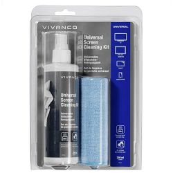 Set za čišćenje VIVANCO 39752, universal Screen Cleaning Kit, 250 ml