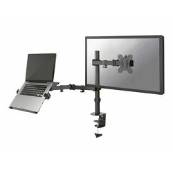 Nosač monitora NEOMOUNTS FPMA-D550NOTEBOOK (puni pokret, sa stalkom za laptop) crni