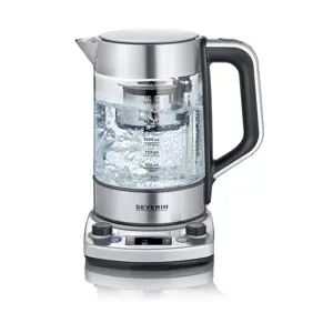 Severin WK 3422 electric kettle 1.7 L 3000 W Stainless steel