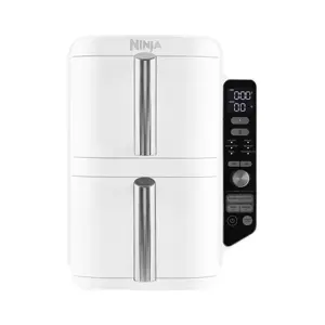 SharkNinja SL400EUWH fryer Double 9.5 L Stand-alone 2470 W Hot air fryer White