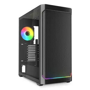 Sharkoon AK4W RGB Strip Midi Tower Black