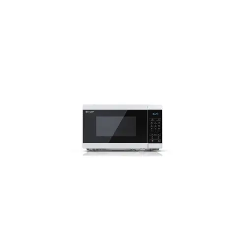 Mikrovalna pećnica SHARP YC-MG02E-W (plava, bijela, 20 L, 800 W)