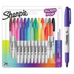 Sharpie Marker Permanentmarker Fine Glam Pop 6er Blister