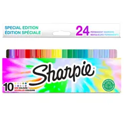Sharpie Permanentmarker Fein Rundspitze F 0,9mm 24er Blister