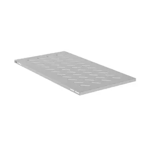 SHELF FOR 19" CABINETS 1000MM GREY LANBERG (1U/480X870MM LOAD CAPACITY UP TO 120KG, 4-POINT MOUNTING)