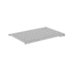 SHELF FOR 19" CABINETS 1000MM GREY LANBERG (1U/483X700MM LOAD CAPACITY UP TO 25KG, 4-POINT MOUNTING)