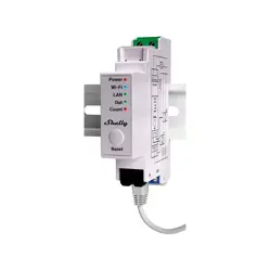Shelly · Hutschiene·""Pro EM 50A""· Stromzähler· inkl. 2x 50A Klemmen· Messfunktion·
