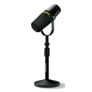 Shure MV7+ Black, White Studio microphone