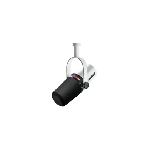 Govornički/vokalni mikrofon SHURE MV7+-W (s XLR/USB-C konektorom, bijeli)