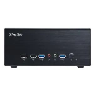 Shuttle XPС slim XPC slim Barebone XH610G2 - S1700, Intel H610, 1xDP, 2xHDMI, 2 PCIe Slots (1x 16X & 1x X1), 2x Intel LAN (1G + 2.5G), 8x USB, 1x 2.5", 3x M.2, 24/7 permanent operation