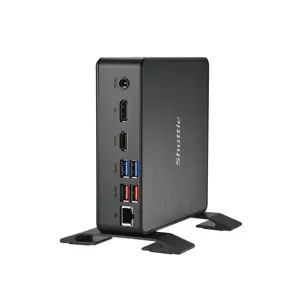 Shuttle XPC Nano PC NC40U7, Intel Core i7-1255U, 1x HDMI, 1x DP,1xUSB-C/DP, 6x USB3.2, 1x 2.5" bay, 2x M.2, 1x LAN, RAID, 24/7 permanent operation, incl. VESA & Stand