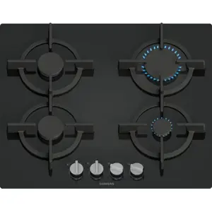 Siemens EP6A6PI10 hob Black Built-in Gas 4 zone(s)