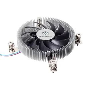 Silverstone SST-NT07-115X computer cooling system Chipset Cooler 8 cm Black, Metallic