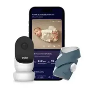 Skarpetka Owlet Dream + zestaw Cam2 Bedtime Blue / skarpetka Smart + aparat