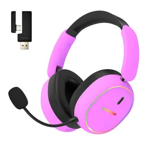 Słuchawki dla graczy Hator Phoenix 2 Wireless bezprzewodowe fioletowe