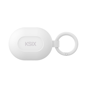 Slušalice bežične KSIX Neutron, USB-C, kopča za karabiner, baterija 4h+16h, bijele