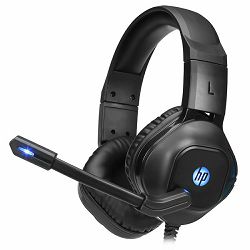 Slušalice s mikrofonom HP DHE-8002 3.5 mm + 2x3.5 mm crne