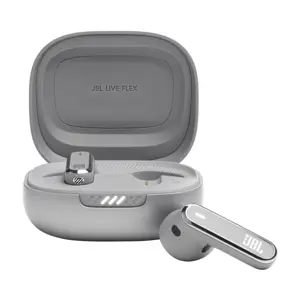 Slušalice JBL Live Flex BT5.3 in-ear, s mikrofonom, srebrne