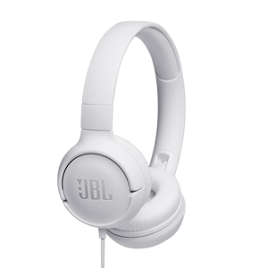 Slušalice JBL Tune 500 s mikrofonom bijele, sklopive, žične