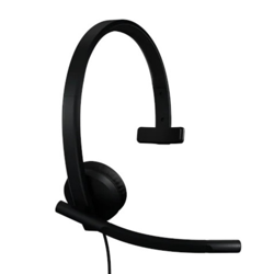 Slušalice LOGITECH H570e USB-C Mono, crne (Teams version)
