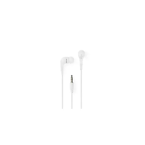 Slušalice NEDIS HPWD1001WT, in-ear, 3.5mm, bijele