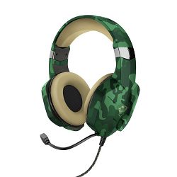 Slušalice s mikrofonom TRUST GXT 323C CARUS gaming zelene-camo