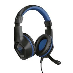 Slušalice s mikrofonom TRUST RANA PS4 gaming, GXT 404B, 3.5mm plave