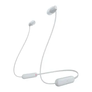 Slušalice SONY WI-C100 BT, WIC100W.CE7, In-Ear, Bluetooth, bijele
