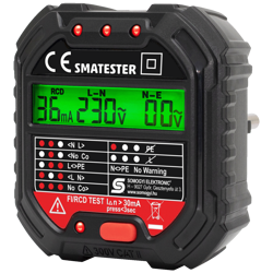 SMA Tester utičnica, LED indikator, Voltmetar - SMATESTER