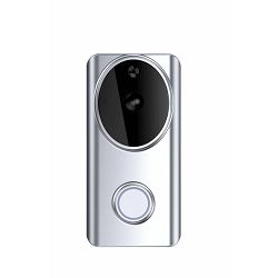 Smart zvono za vrata sa kamerom WOOX WiFi, 1280×720p, dvosmjerni audio, IR, microSD, Nightvision, WooxHome app, glasovna kontrola - Alexa & Google Assistant (R4957) 