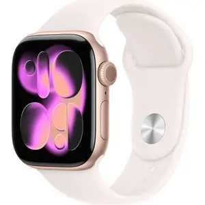 Smartwatch Apple Watch 11 Alu Case 42mm Rose Gold Sports Band Light Blush S/M EU