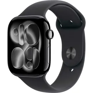 Smartwatch Apple Watch 11 Alu Case 46mm Jet Black Sports Band Black M/L EU