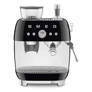 Smeg 50's Style Espresso Coffee Machine EGF03BLEU Black