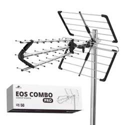 Smjerni antena SPACETRONIK EOS PRO Combo UHF+VHF LTE 5G (Bijela, DVB-T2)