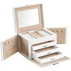 SONGMICS four-layer jewelry box