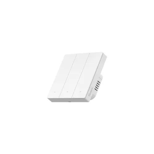 Pametni zidni prekidač SONOFF M5-3C-86 (trostruki, Wi-Fi, bijeli)