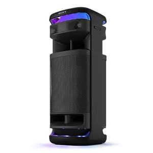 Sony ULT TOWER 10 - Ultimate Bluetooth Party Speaker with ULT POWER SOUND, Ultimate Deep BASS, X-Balanced Speakers, 360 LED Lighting, Party Features, Wireless Mic, Portable, Castor Wheels - Black