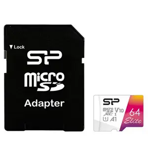 SP MEMORIJSKA KARTICA TF_SDXC UHS-IU1 A1,V10 COLOR,SR104, Adapter, W/A,64GB