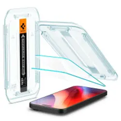 Spigen Glass tR EZ Fit 2 Pack, transparency - iPhone 16 Pro (AGL07928)
