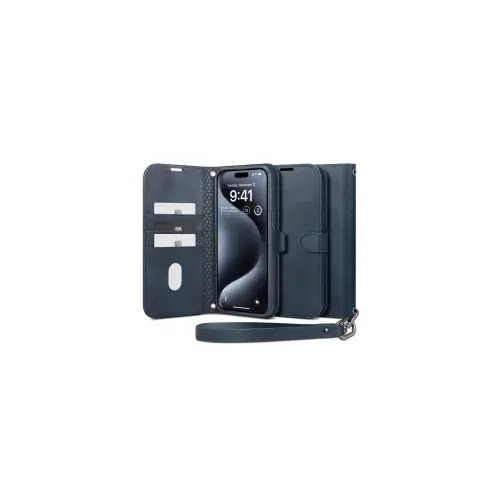 Spigen Wallet S Pro, navy - iPhone 15 Pro Max
