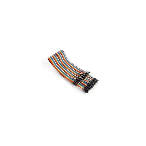 Spojne žice VELLEMAN, 40pins, 30cm, (M) na (M), jumper wire, ravni kabel