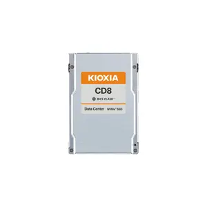 SSD disk KIOXIA CD8-R (15.4 TB, 2.5", PCI Express 4.0 NVMe, BiCS FLASH TLC)