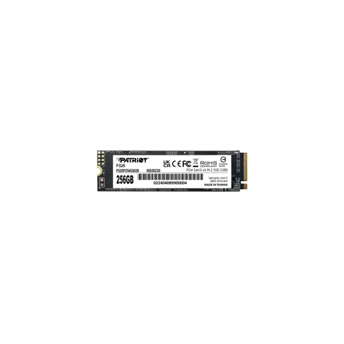 SSD PATRIOT MEMORY Viper P320 M.2 PCI-Ex4 NVMe (256GB, brzina čitanja 2.2GB/s)