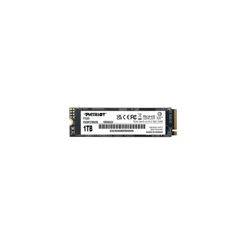 SSD Patriot Memory Viper P320 M.2 PCI-Ex4 NVMe (512GB, brzina prijenosa 3GB/s)