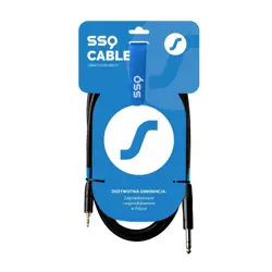 SSQ MiJS1 - Cable Jack Stereo 3,5 mm - Jack stereo 6,3 mm, 1 m